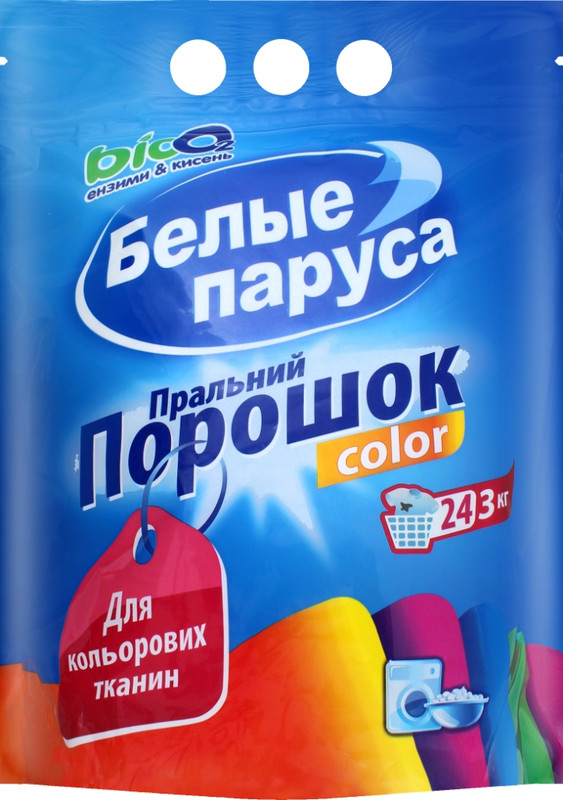 Порошок пральний БІЛІ ВІТРИЛА Color, для кольорової білизни, 3кг
